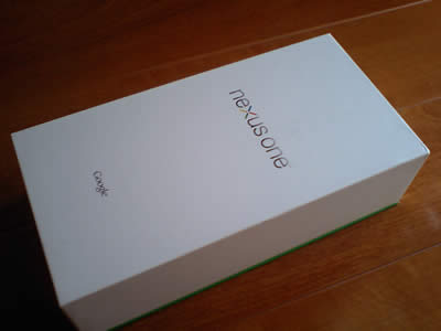 Nexus One の箱
